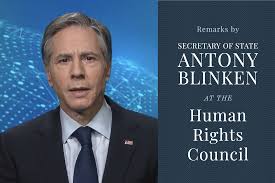 Antony tony blinken was born in new york city, but he moved to paris but blinken was tempted to choose art over politics. Secretary Blinken Remarks To The 46th Session Of The Human Rights Council U S Mission To International Organizations In Geneva