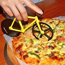topbest fahrrad pizzaschneider 100 essen grade edelstahl doppel pizza schneider essen lebensmittel essen pizza