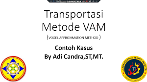 Contoh Soal Transportasi Metode Vam Perhitungan Manual Youtube