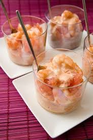 Verrine De Crevettes Au Pamplemousse Isabelle T En 2020 Verrines Crevettes Recette Verrine Verrine Crabe