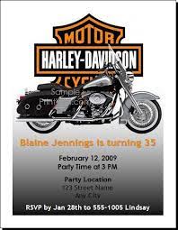 Motorcycle Invitations Free Printable Motorcycle Party Free Party Invitations Harley Davidson Birthday