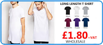 Longer Length 100 165 Gsm Rich Cotton T Shirt Es 011