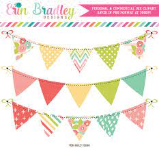 Muted Brights Bunting Banner Flag Clipart Clip Art Bunting Banner Banner