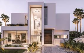 Villa exterior design & visualization. Modern Villa Exterior Design Besthomish