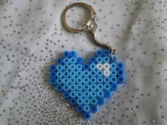 Portes Cles En Perles Hama Les Creations De Dotie Bijoux Perles Hama Perle Perles Hama