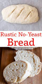 This Easy No Yeast Bread Is Perfect When You Don T Have Time For A Traditional Yeast Bread Or You Don T No Yeast Bread Yeast Free Breads Bread Recipes Homemade