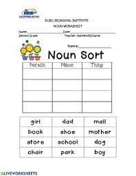 Check spelling or type a new query. Nouns Activity For Second Grade