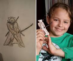 Children's Drawings Turned Into Figurines (27 Pics)