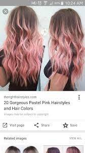 Light Brown Pink Ombre Brown And Pink Hair Light Pink Hair Hair Color Light Brown