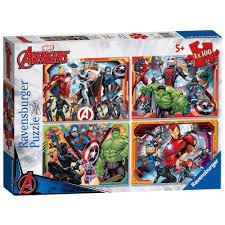 Rd.com knowledge brain games every editorial product is independently selected, though we may be compensated or receive an af. Ravensburger Marvel Avengers Assemble 4 X 100 Piece Bumper Puzzle Pack Smyths Toys Uk