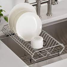 Compare prices on popular products in kitchen storage. Kraus Workstation Kitchen Sink Dish Drying Rack In Stainless Steel Overstock 29569447