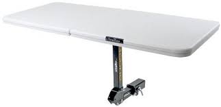 Boone Outdoor Hardware Tailgate Table With Free Cover For 2 Trailer Hitches Boone Outdoor Hitch Accessories Bh7 Hitch Accessories Tailgate Table Trailer Hitch