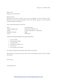 Mar 23, 2018 · download format cv lamaran kerja secara lengkap. Contoh Surat Lamaran Kerja Di Toko Sebagai Kasir Contoh Surat