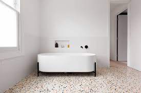 Photo 5 Of 20 In A London Townhouse Gets A Gorgeous Renovation That Funky Bathroom Terrazzo Flooring Bathroom Terrazzo Floor