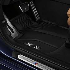 Bmw 51472450512 All Weather Floor Mats For G01 X3 Set Of 2 Rear Mats Bmw Accessories Bmw Cool Car Accessories