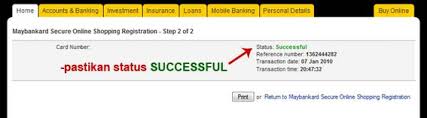 Seterusnya pergi ke bahagian tengah dan cari kotak seperti gambar di bawah. Cara Cara Nak Aktifkan Debit Kad Maybank Home