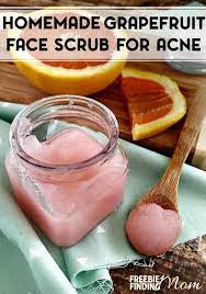 Diy Face Scrub Grapefruit Face Scrub Freebie Finding Mom Face Scrub Homemade Diy Face Scrub Homemade Face