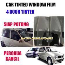 Ada beberapa tips yang anda perlu tahu tentang harga cermin kereta perodua. Buy Tinted 4door Siap Potong Perodua Kancil Car Tinted Uv Black Gelap 50 70 80 95 Tinted Kereta Seetracker Malaysia