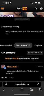 This comment was made by Alex Adams on the video where he fucks Anastasia  last year. So, where is she? It would be hard to stay low key after being  in porn