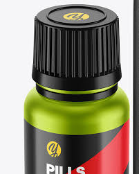 Download Metallic Pills Bottle W Paper Box Mockup In Bottle Mockups On Yellow Images Object Mockups PSD Mockup Templates