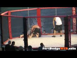 Devon Green Wins (Fight #11) 2010 MMA Event at Mineral City Speedway in  Fort Dodge