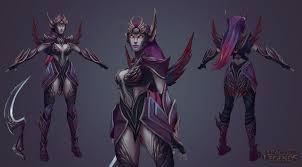 Dark Valkyrie Diana Art League Of Legends Characters Character Art