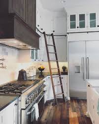 Ashley On Instagram The Corner Section Of The Library Ladder Rail Gave Us Some Fits So After Some Twe Kitchen Ladder Lake House Kitchen Kitchen Room Design Ladder rail (page 1) side rails for ladders ladder guard ladder safety gates fall protection railing
