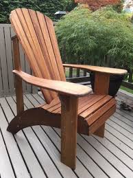 Thanks For Your Plans On The Grandma Adirondack Chair I Used Meranti Hardwood And Finished It Patio Chairs Diy Chair Woodworking Plans Adirondack Chairs Diy