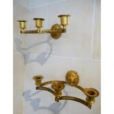The bronze empire 1591 s. Pair Of Wall Gilt Bronze Empire Period Wall Lights