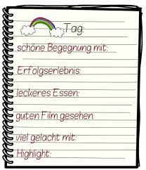 Der biographie der autorin entsprechend hat der roman einen juristischen gehalt: Gluckstagebuch Fur Kinder Vorlage Anleitung Beispiel Gluckstagebuch Gluck Buch Positiv Denken Lernen