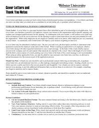 A cover letter provides a formal, written introduction to a company, a resume or a cv submission. Cover Letters Amp Thank You Notes Webster University