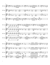 September For Trumpet Quartet Sheet Music For Trumpet