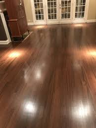 Brazilian Cherry Hardwood Floor With Dark Walnut Stain In 2020 Brazilian Walnut Floors Cherry Hardwood Flooring Brazilian Cherry Hardwood Flooring