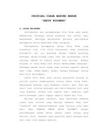Amelia persada catering pada awalnya adalah sebuah usaha rumahan yang bergerak di bidang makanan yang. Proposal Usaha Soto Tulisan