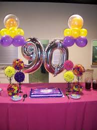 These grandma birthday are full of fun and colors to fit into any kind of. Pin By S Morgan On Grandma Party Ideas 90th Birthday Parties 90th Birthday Decorations Birthday Decorations