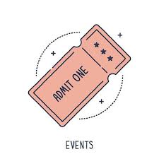 Hand Drawn Line Icon Concert Or Movie Ticket Symbol For Event How To Draw Hands Line Icon Movie Tickets