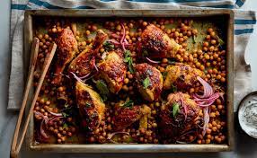 Sheet Pan Chicken With Chickpeas Cumin And Turmeric Recipe Nyt Cooking