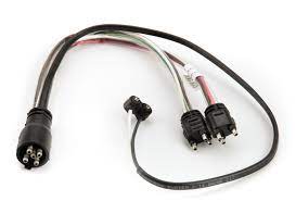 Power feed to charge flasher is through the blue harness wire all trailer lights connected to the brown wire (ie, side markers & tail lights) will flash when flasher switch. Fontaine Lowboy Tail Light Harness 50857108 Iloca