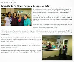 Entrevista Programa De Tv A Buen Tiempo