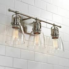 Kalen 23 1 2 Wide 3 Light Brushed Nickel Bath Light 61a93 Lamps Plus Bath Light Bathroom Light Fixtures Light Fixtures
