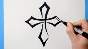 The 3d cross is an ideal design for men who desire the utmost realness and creative edge in their tattoo. Tribal Cross 9 Simple Tattoo Design Style Cool Graphic Art By Jshcreates Youtube