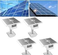 Suport pentru panou solar, Mmgoqqt, Aluminiu, 30 mm, Argintiu