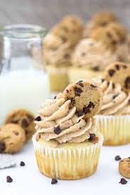 If you want to try this cupcake, you can grab it from p&j's southern takeout for $5.99. Chocolate Chip Cookie Cupcakes Beyond Frosting