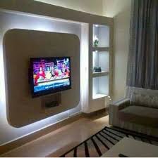 ديكور جبس للشاشه جبس بورد ديكورات جبس جبس ديكورات شاشات بلازما على الحائط backdrop tv design interior design