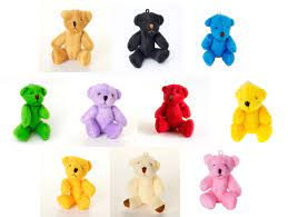 Check spelling or type a new query. New 10 X Assorted Small Cute Teddy Bears Black Blue Brown Green Orange Pink Purple Red White Yellow Buy Online In Mongolia At Mongolia Desertcart Com Productid 114671852