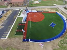 The track around the soccer fields are padded making it easy more. Workman Family Softball Field Millikin University Athletics