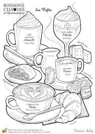 Coloriage Et Illustration D Une Boisson Chaude Du Monde Le Cafe Le Cafe Serait Originaire D Ethiopie Au Xiii Siec Coloriage Dessin Cafe Coloriage Mandala