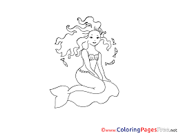 This disney princess story is a favorite among little kids who dream about the pretty mermaids singing and dancing in the deep reaches of the ocean. Little Mermaid Printable Coloring Sheets Download