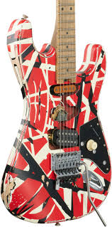 Evh Eddie Van Halen Striped Series Frankie Red White Black Relic Get the gear to sound like eddie van halen and get their tone. evh striped series frankie relic