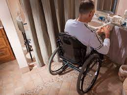 Due to the wider size of a wheelchair. The Bathroom Modify The Room To Match Your Abilities American Stroke Association